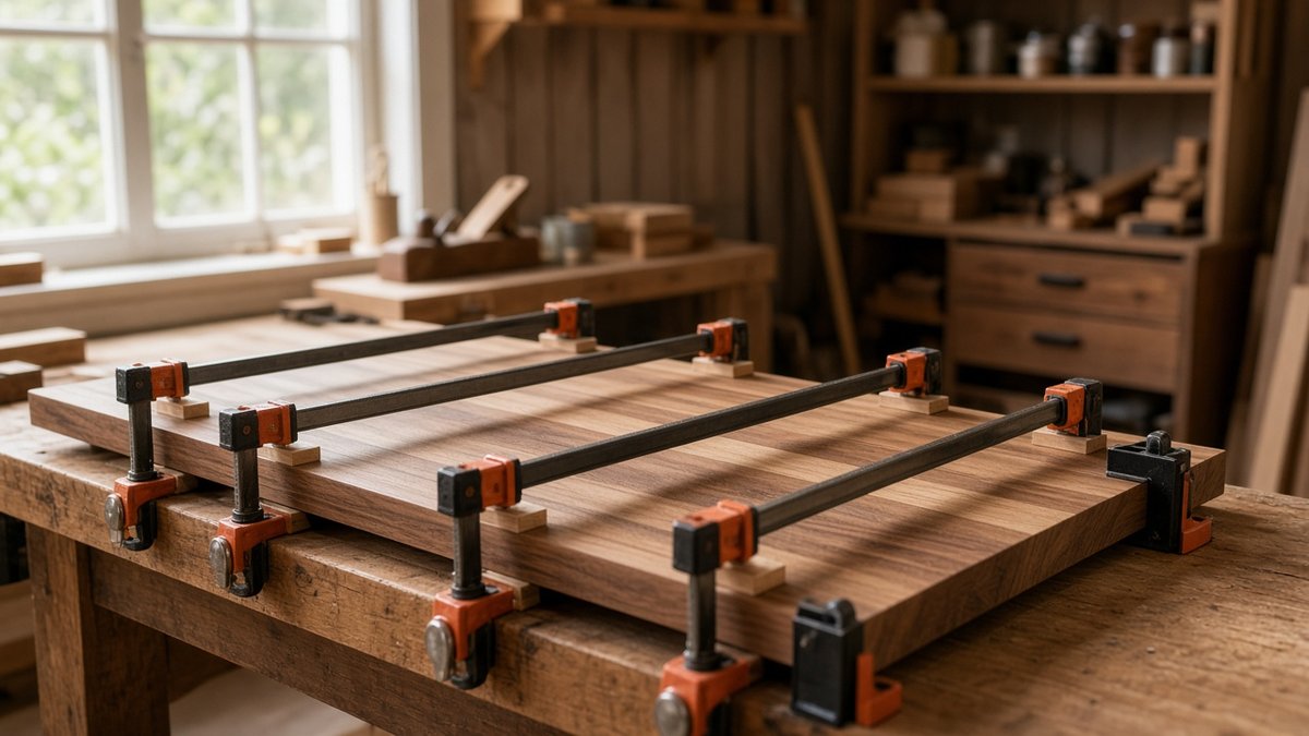 Illustration for: Best Woodworking Clamps: Bar, Parallel & Corner
