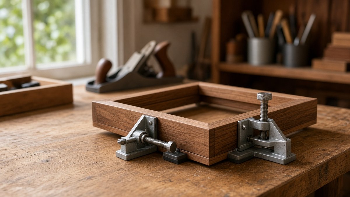 Illustration for: Top 7 Best Corner Clamps for Woodworking [Reddit Choices]