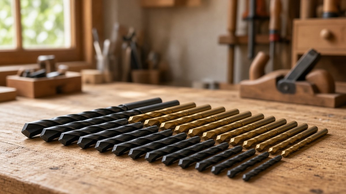 Illustration for: Black Oxide vs Titanium Drill Bits – Which one is Better?