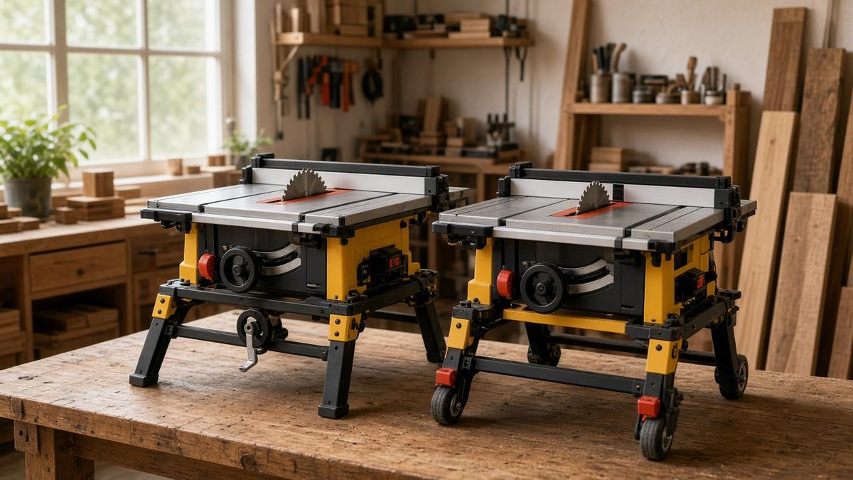 Illustration for: DeWalt DWE7480 vs DW745 -What’s the Key Differences?