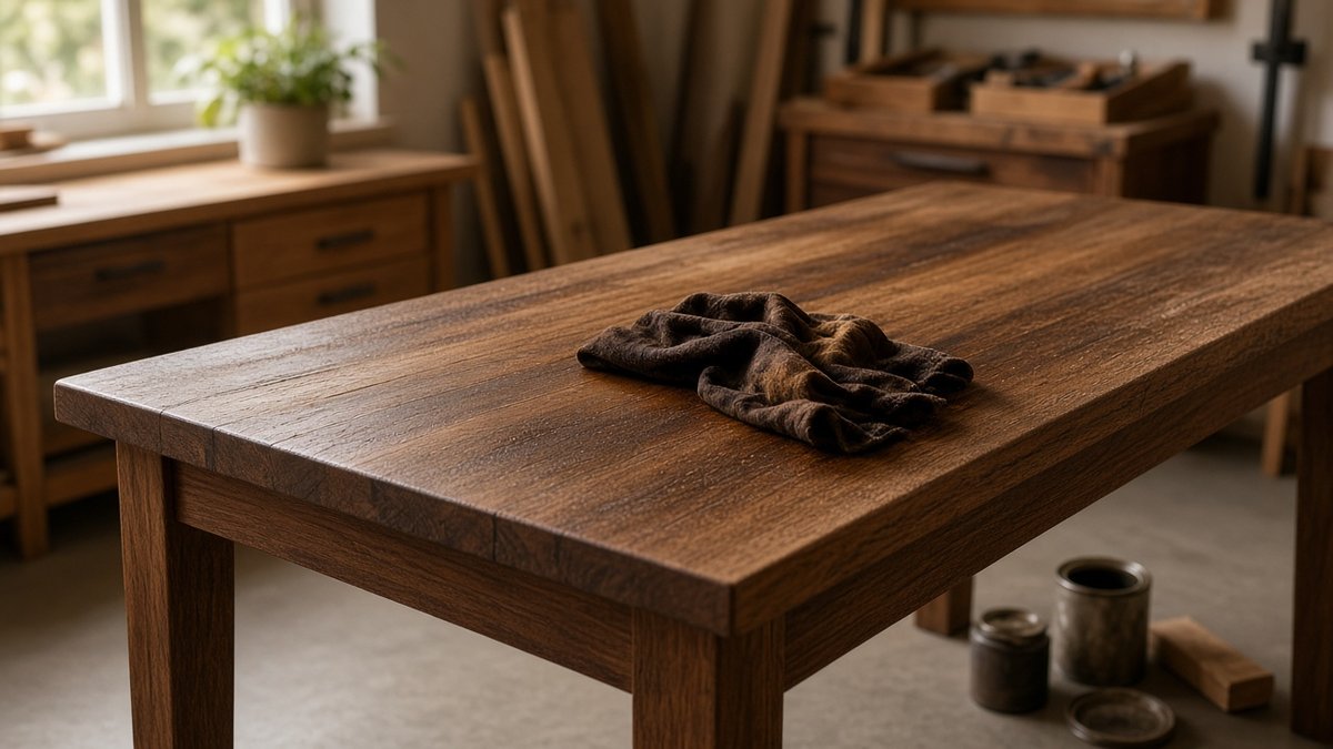 Illustration for: How To Darken or Stain Teak Furniture