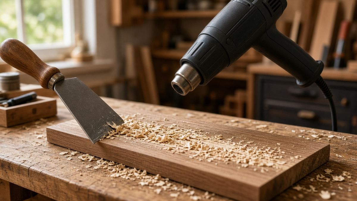Illustration for: How to Remove Paint From Wood Without Chemicals? 6 Ways