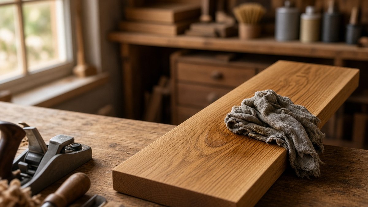 Illustration for: How to Stain Acacia Wood? [A Step by Step Guide]