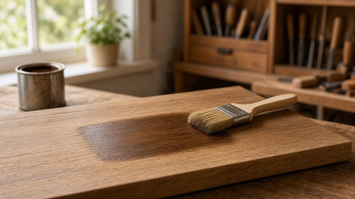 Illustration for: How to Stain Wood Filler to Match [4 ways]