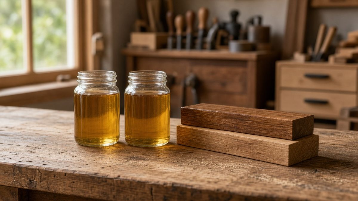 Illustration for: Tung oil vs Linseed oil Comparison: What’s the core difference?