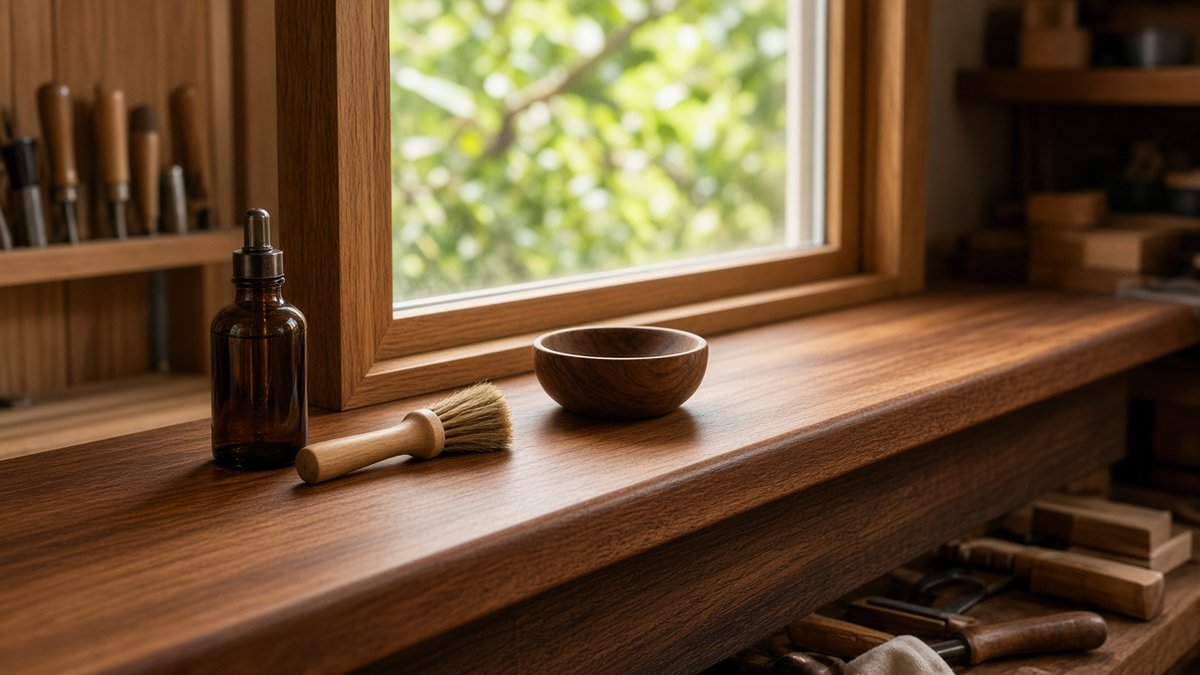 Illustration for: What Wood Is Used for Window Sills?