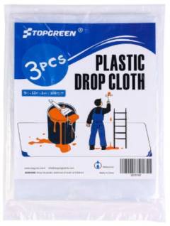 plastic drop cloths for painting