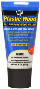 plastic wood filler white