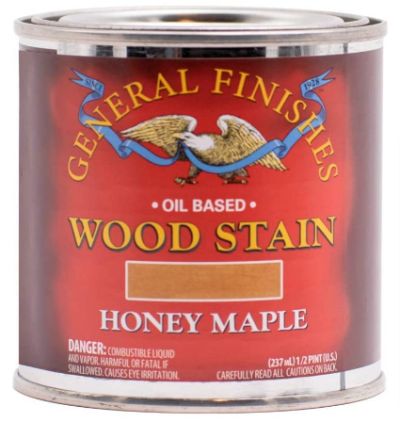 General Finishes Oil Based Penetrating Wood Stain Honey Maple