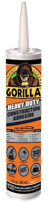 Gorilla – Best adhesive for wood to concrete