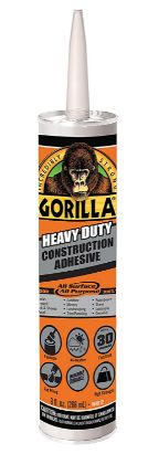 Gorilla Heavy Duty Construction Adhesive for Woodworking